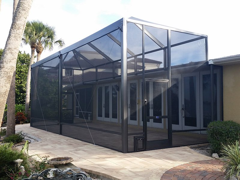 Lanai enclosure extension added to home in Daytona Beach, FL